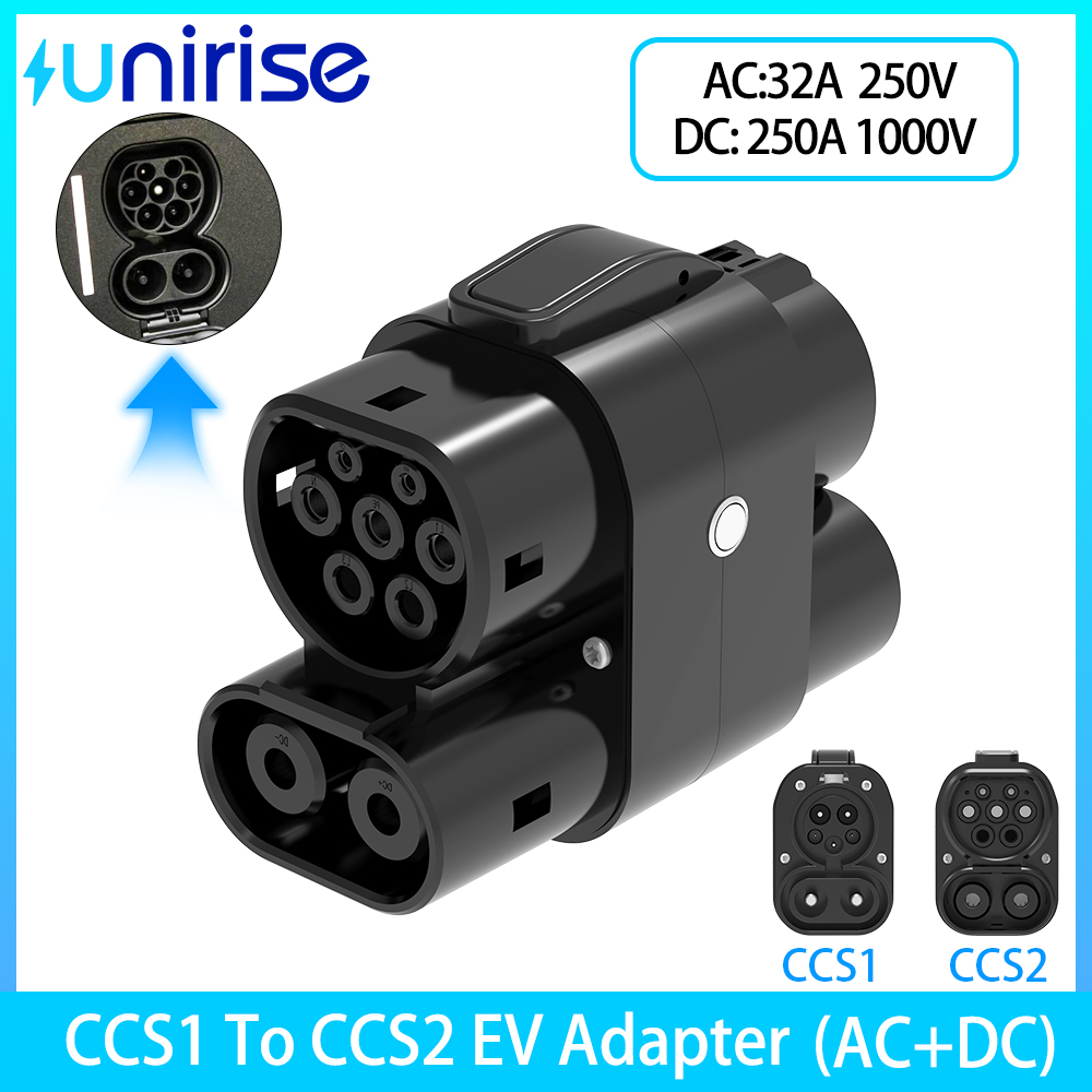 Ccs2 To Ccs1 Fast Charge Adapter 250Kw - Адаптер CCS1 на CCS2 для электромобилей,